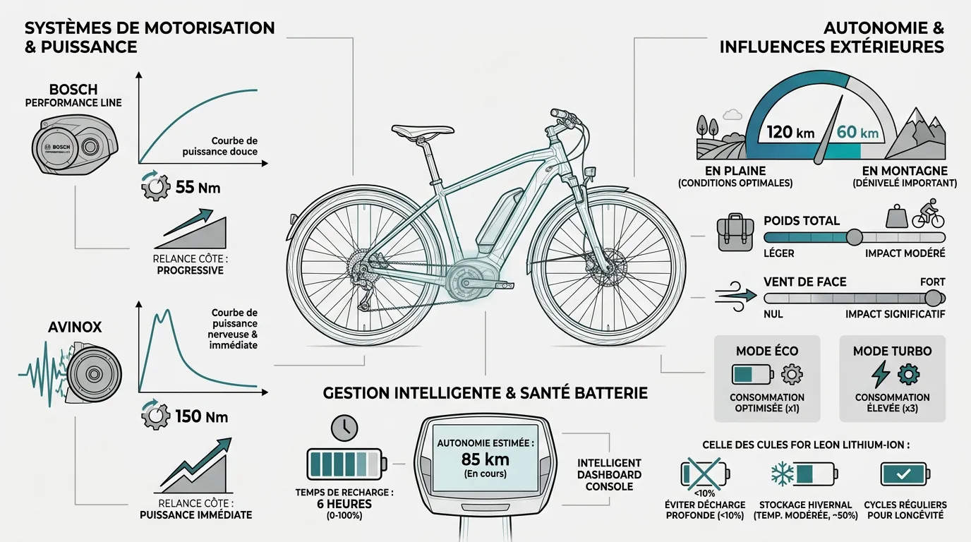 Comparatif des motorisations et batteries pour vélos électriques Peugeot